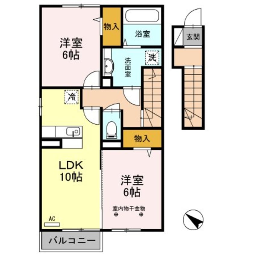 間取図 サンフィールド