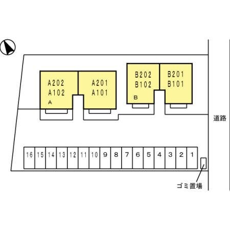  コーポ上野III　B