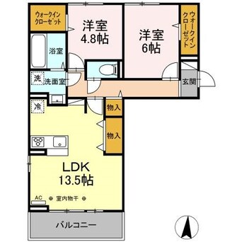 間取図 D-room　GRACIA　A棟