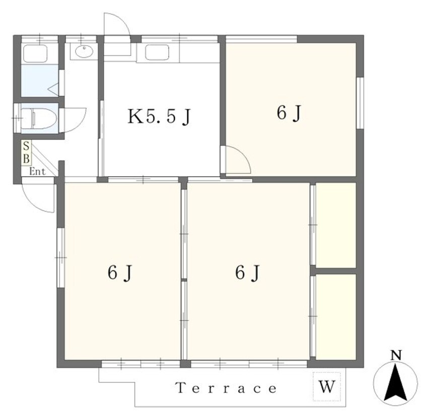 間取図 長田住宅　5