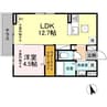 D-ROOM　グランデフォンテーヌ 1LDKの間取り