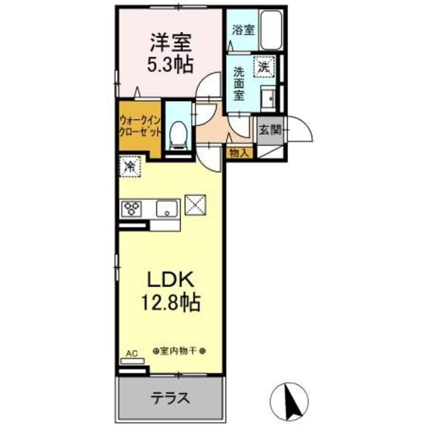 間取図 D-room　清水新居　I