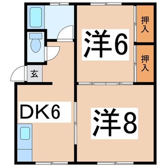 間取図 サンシャイン竜王【 住居 】