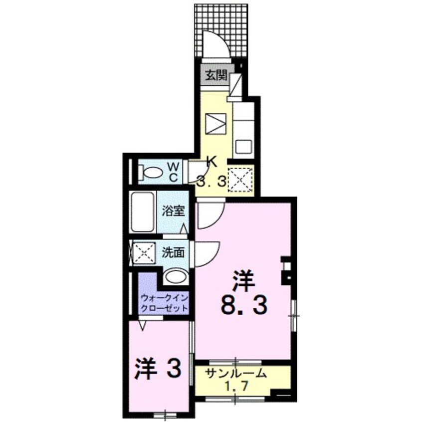 間取図 チェリーブロッサム