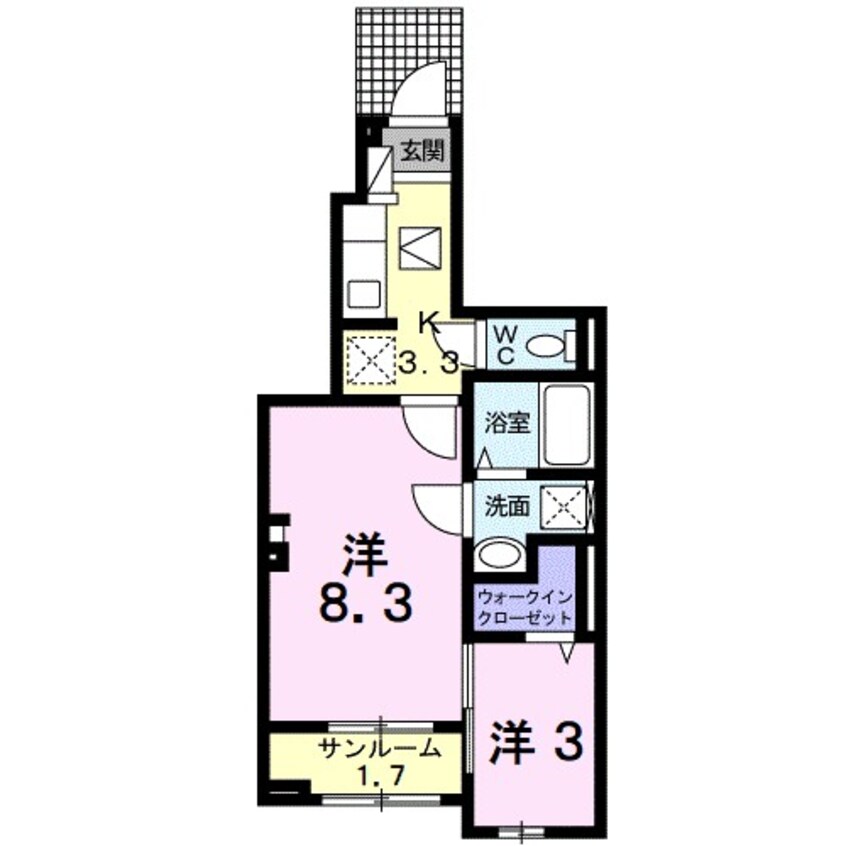 間取図 チェリーブロッサム