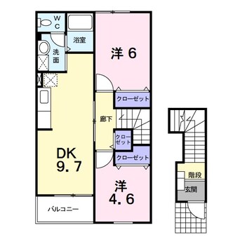 間取図 ドヌールフローレ