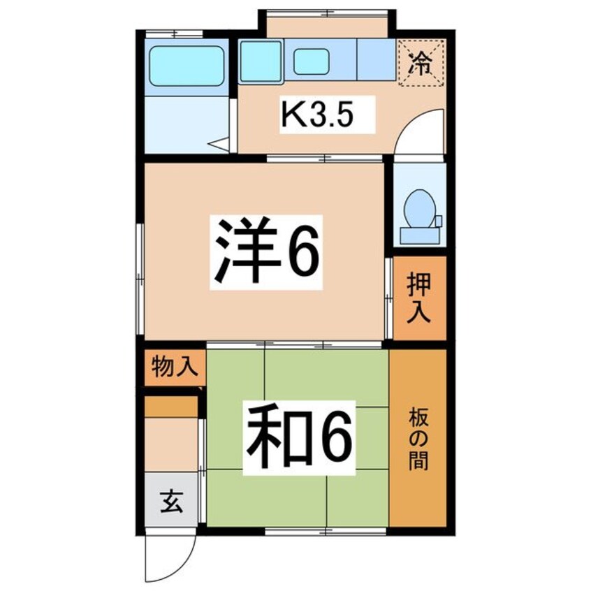 間取図 佐野ハイツ