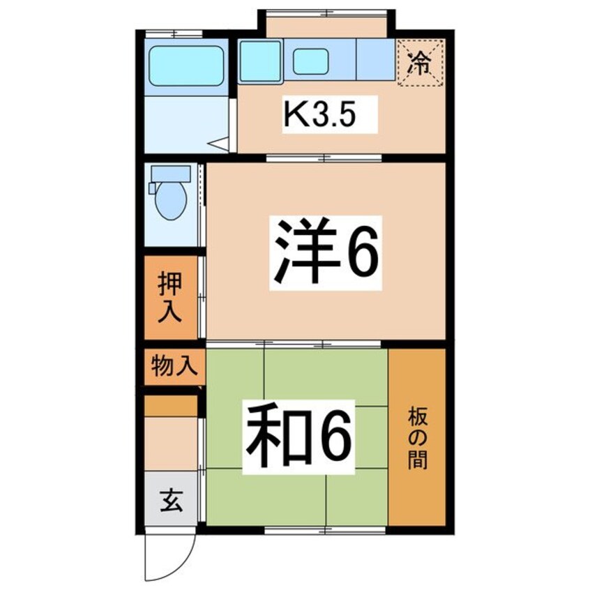 間取図 佐野ハイツ