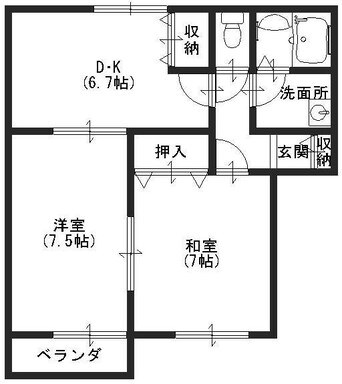 間取図 アーパビックス　A