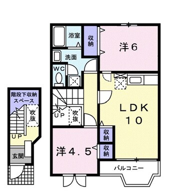 間取図 コンフォール　エクセレンツ　II