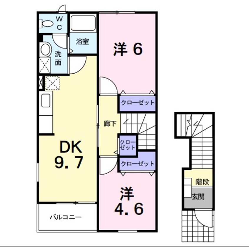 間取図 エクセラン