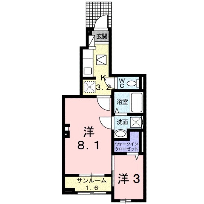 間取図 グランシャリオ