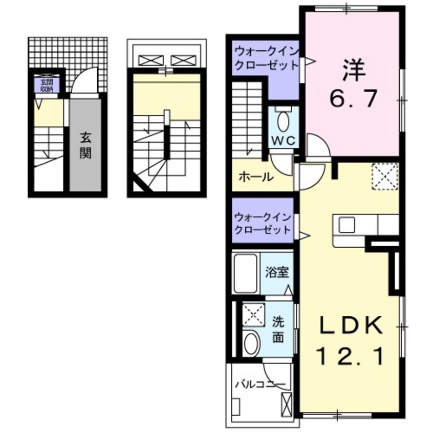 間取図 グランシャリオ