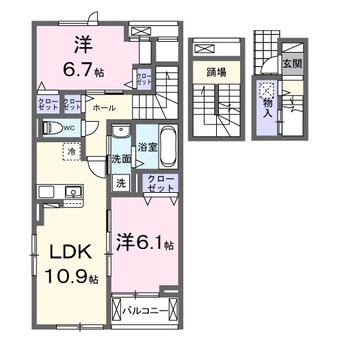 間取図 グランスピカ