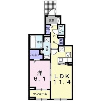 間取図 ブラン　ノワール