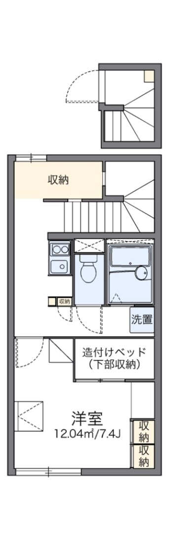 間取図 レオパレスエグランティーヌ