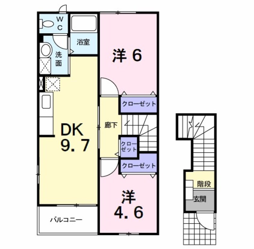 間取図 コンフォール　エクセレンツ　I