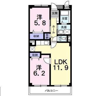 間取図 サンフォニア八田