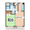 グリーンヒルＴ＆Ｅ 1LDKの間取り