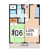 グリーンヒルＴ＆Ｅ 1LDKの間取り