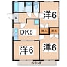 グリーンタウン保坂3 3DKの間取り