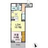 D-ROOM　武田 1LDKの間取り