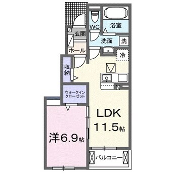 間取図 ピオーネ　ドゥエ
