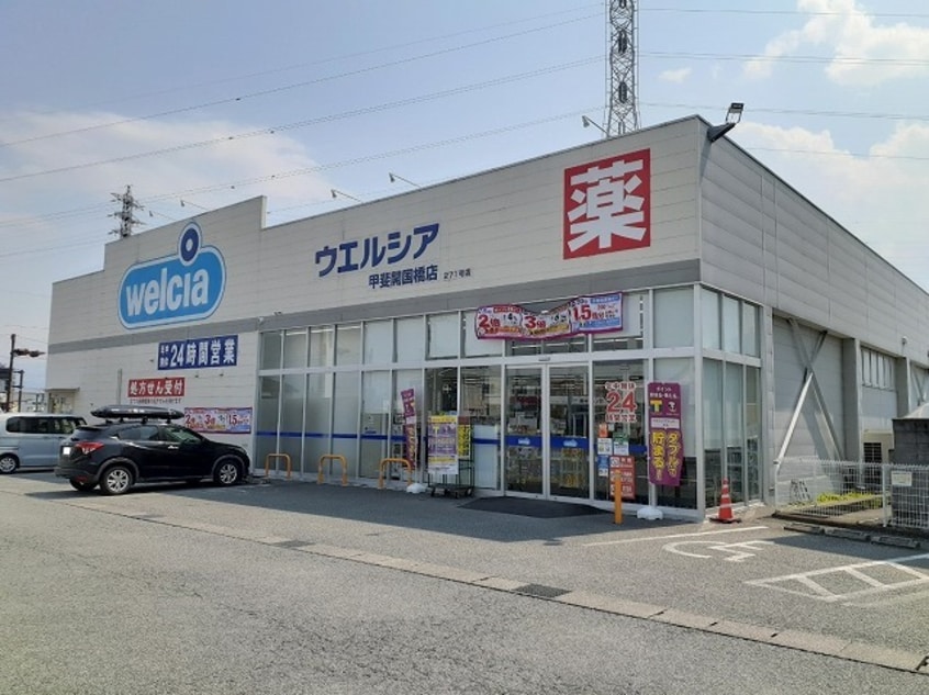 ウエルシア甲斐開国橋店まで500m ピオーネ　ドゥエ