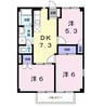 アミスターＡ 3DKの間取り
