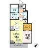 コーポTMT 1LDKの間取り