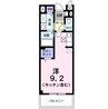 フローラリア 1Rの間取り