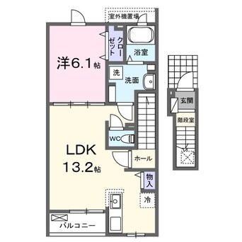 間取図 カルム　ボヌール