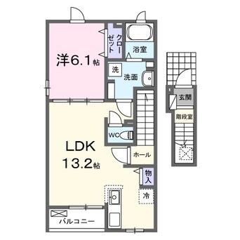 間取図 カルム　ボヌール