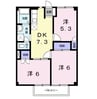 アミスターＡ 3DKの間取り