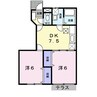ＭＹ．江原II 2DKの間取り