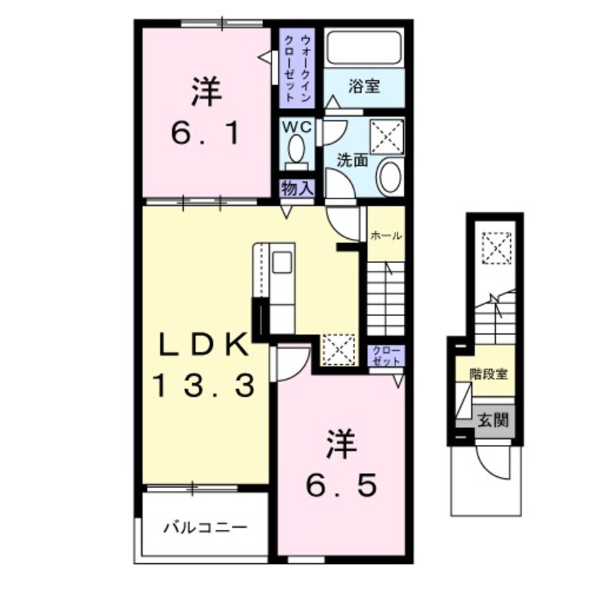 間取図 リヴェール竜王