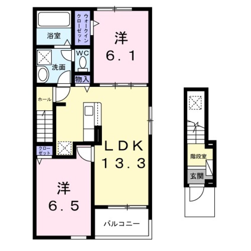 間取図 リヴェール竜王