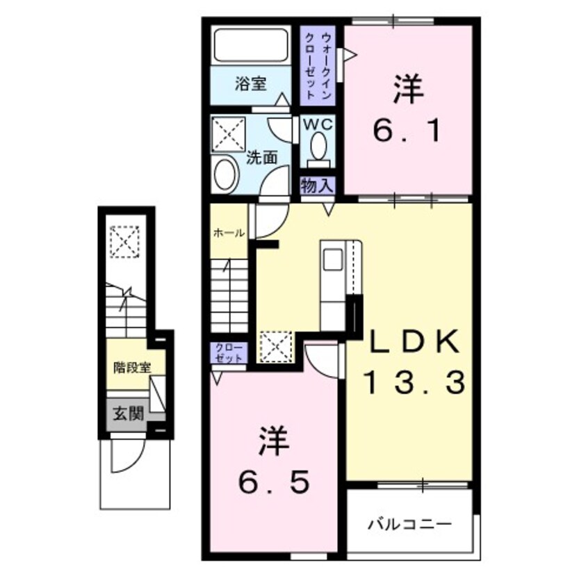 間取図 リヴェール竜王