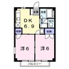 ＬＵＭＩＮＵＳ．Ａ 2DKの間取り