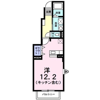 間取図 フローラＭ　Ｂ