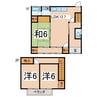 甲府市里吉貸家 3LDKの間取り