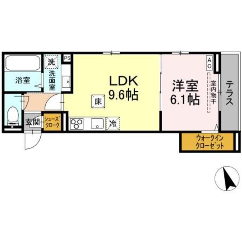 間取図 （仮称）D-ROOM甲府市徳行３丁目