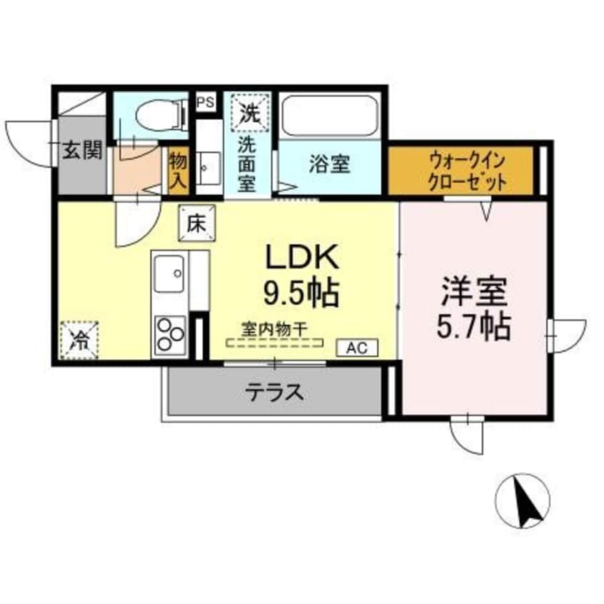 間取図 （仮称）D-ROOM甲府市徳行３丁目