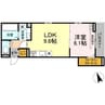 （仮称）D-ROOM甲府市徳行３丁目 1LDKの間取り