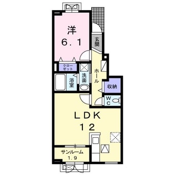 間取図 ベル　ミニョン