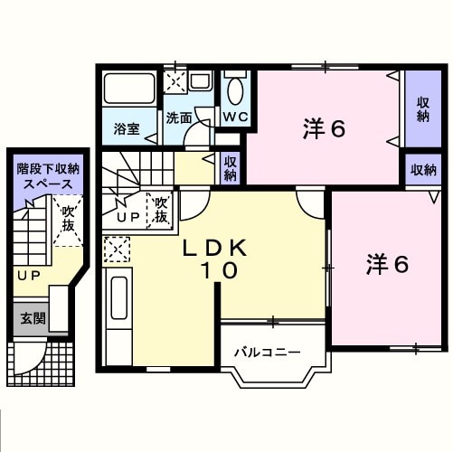 間取り図 アデリーヌ