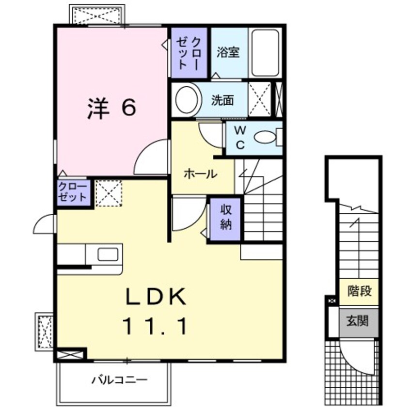 間取図 ウィンドミル１２３ーIII