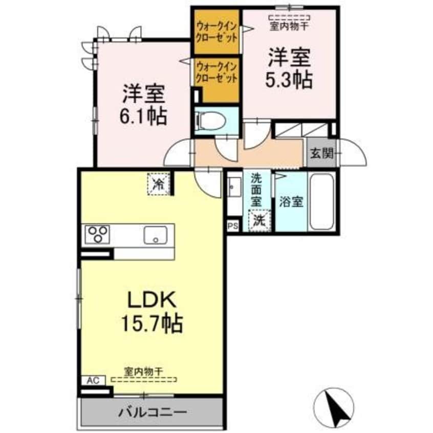間取図 メゾン・ロワール