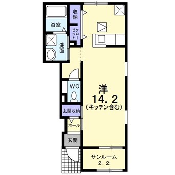 間取図 オランジュ　ショコラ