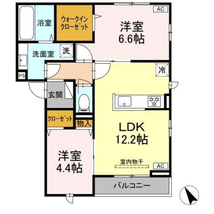 間取図 D-ROOM上石田